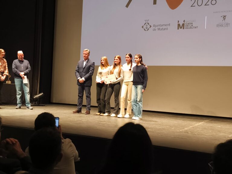 El G.A. Lluïsos Mataró rep diversos reconeixements a la Nit de l’ Esport