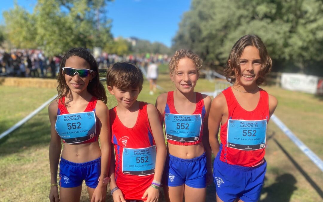 Competicions 24 i 25 d’ octubre: 3 podis a curses i bons resultats al campionat català de relleus mixtes de cros